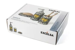 Accessori bagno in set, 3 pezzi, limoni, mediterraneo