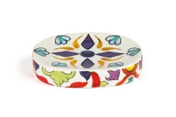 Accessori bagno in set, 3 pezzi, lisbona, mediterraneo