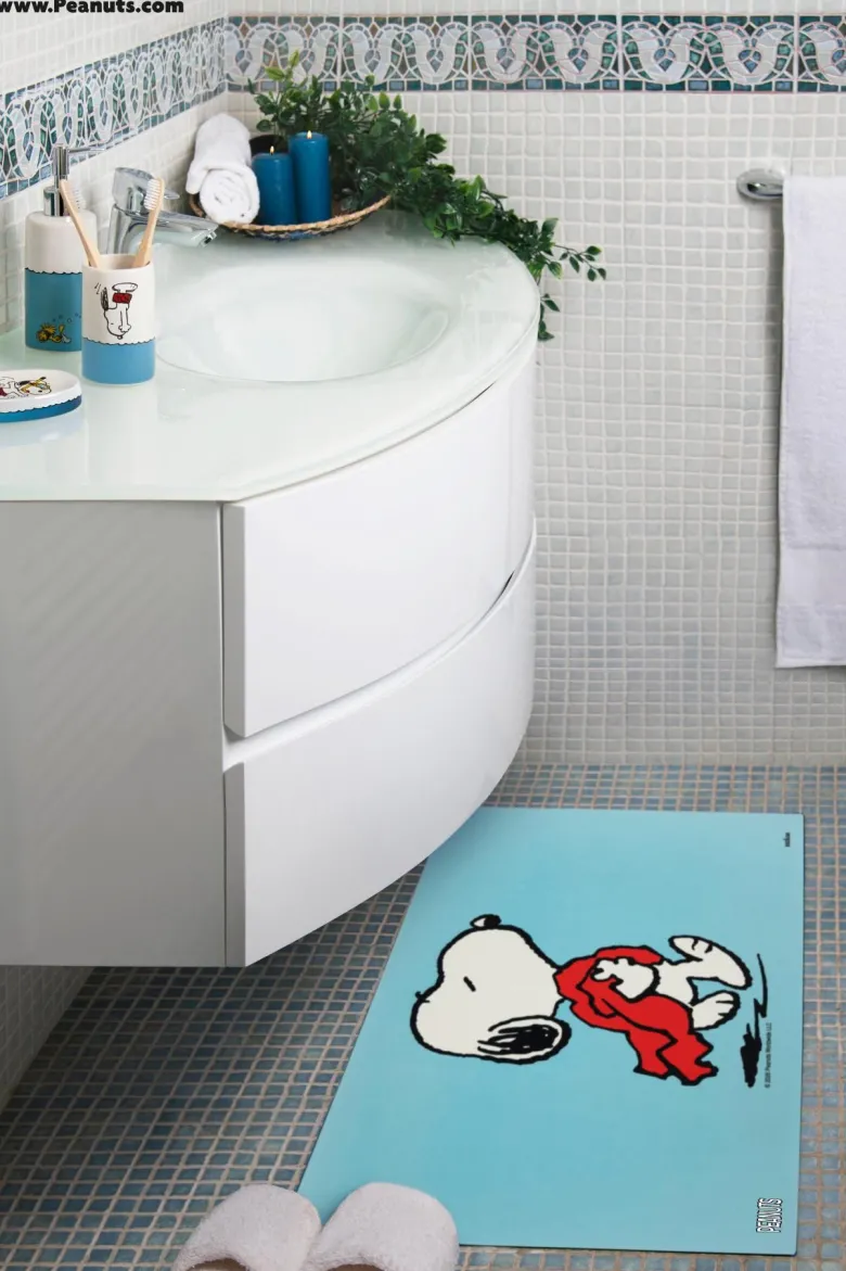 Accessori bagno in set, 3 pezzi, peanuts
