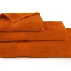 Asciugamano ospite, 100% cotone, arancione, 40x60 cm
