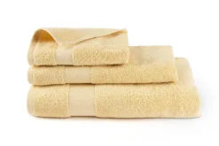 Asciugamano viso, 100% cotone, beige, 60x100 cm
