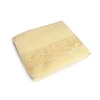 Asciugamano viso, 100% cotone, giallo paglierino, 60x100 cm
