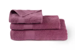 Asciugamano viso, 100% cotone, lilla, 60x100 cm