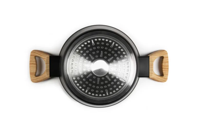 Batteria di pentole e accessori, 19 pezzi, antiaderente