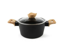 Batteria di pentole e accessori, 19 pezzi, antiaderente