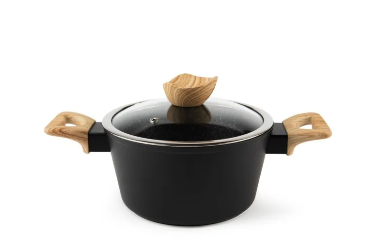 Batteria di pentole e accessori, 19 pezzi, antiaderente