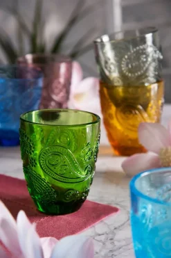 Bicchieri acqua, multicolore, vetro colorato in pasta