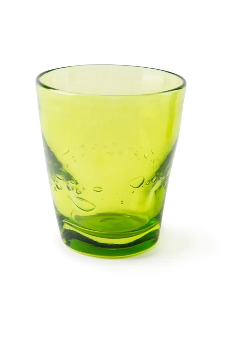 Bicchieri acqua, multicolore, vetro colorato in pasta, wave