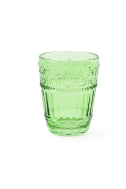 Bicchieri acqua, multicolore, vetro colorato in pasta,flower