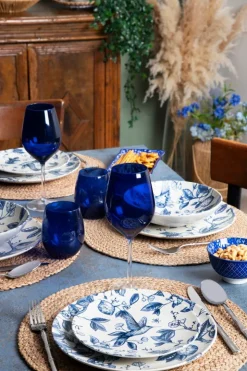 Bicchieri acqua, 6 pezzi, blu