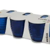 Bicchieri acqua, 6 pezzi, blu, forma conica