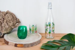 Bicchieri acqua, 3 pezzi, cactus