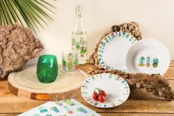 Bicchieri acqua, 3 pezzi, cactus