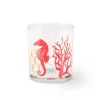 Bicchieri acqua, 3 pezzi, conchiglie e coralli
