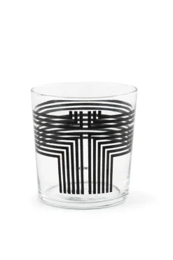Bicchieri acqua, 6 pezzi, fantasie geometriche