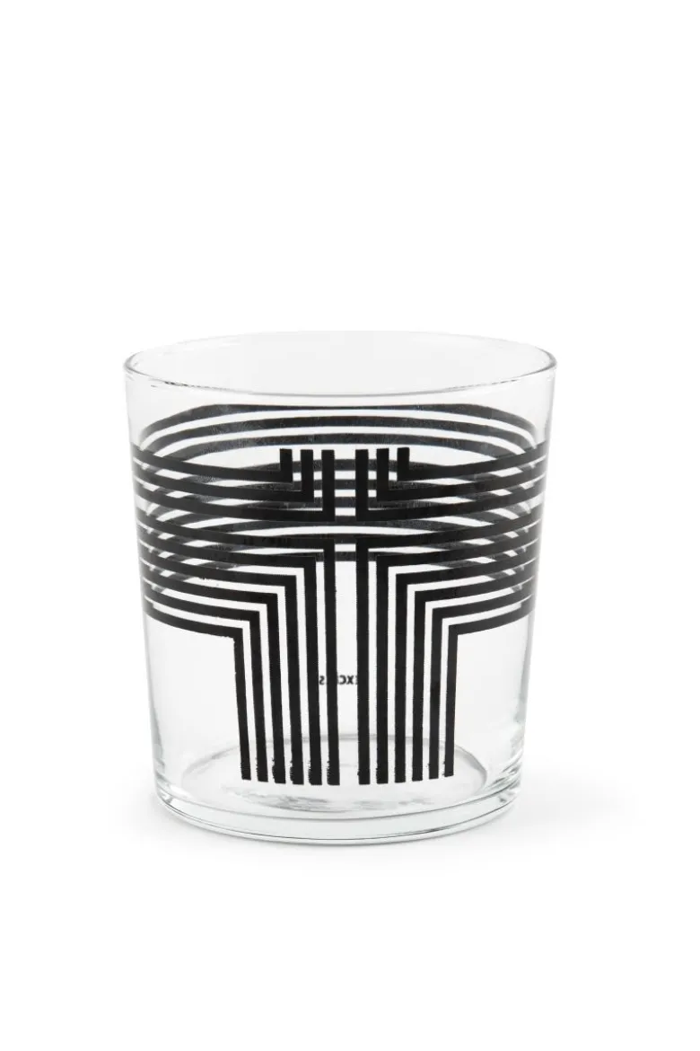 Bicchieri acqua, 6 pezzi, fantasie geometriche