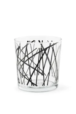 Bicchieri acqua, 6 pezzi, fantasie geometriche