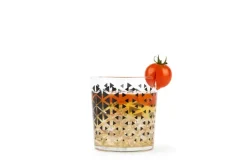 Bicchieri acqua, 6 pezzi, fantasie geometriche
