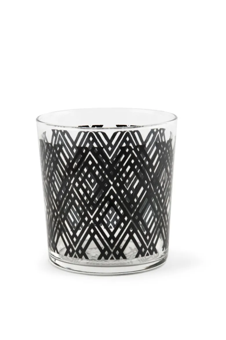 Bicchieri acqua, 6 pezzi, fantasie geometriche