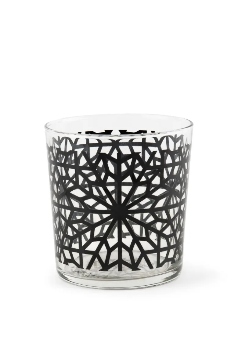 Bicchieri acqua, 6 pezzi, fantasie geometriche