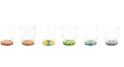 Bicchieri acqua, 6 pezzi, fondo lisbona