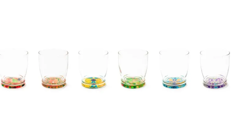 Bicchieri acqua, 6 pezzi, fondo lisbona