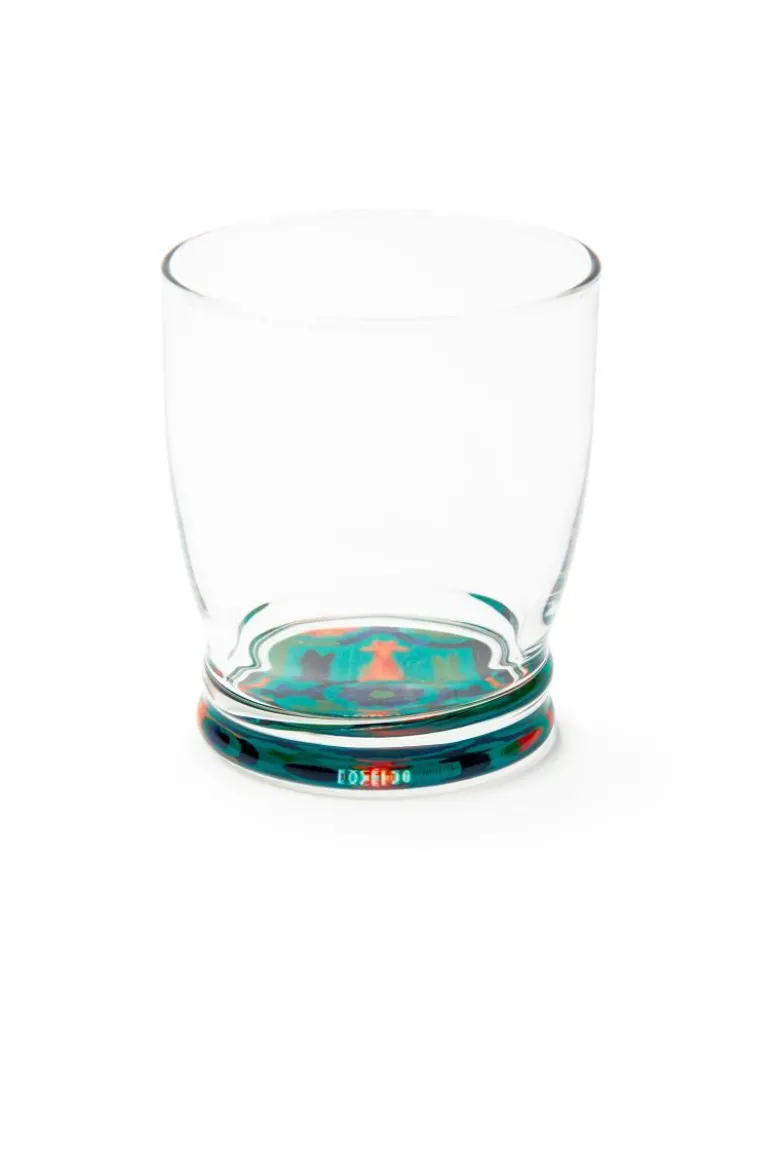 Bicchieri acqua, 6 pezzi, fondo new delhi, multicolore