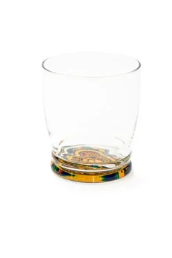 Bicchieri acqua, 6 pezzi, fondo stile siciliano