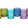 Bicchieri acqua, 6 pezzi, multicolore, vetro