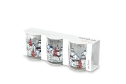 Bicchieri acqua, 3 pezzi, natalizi