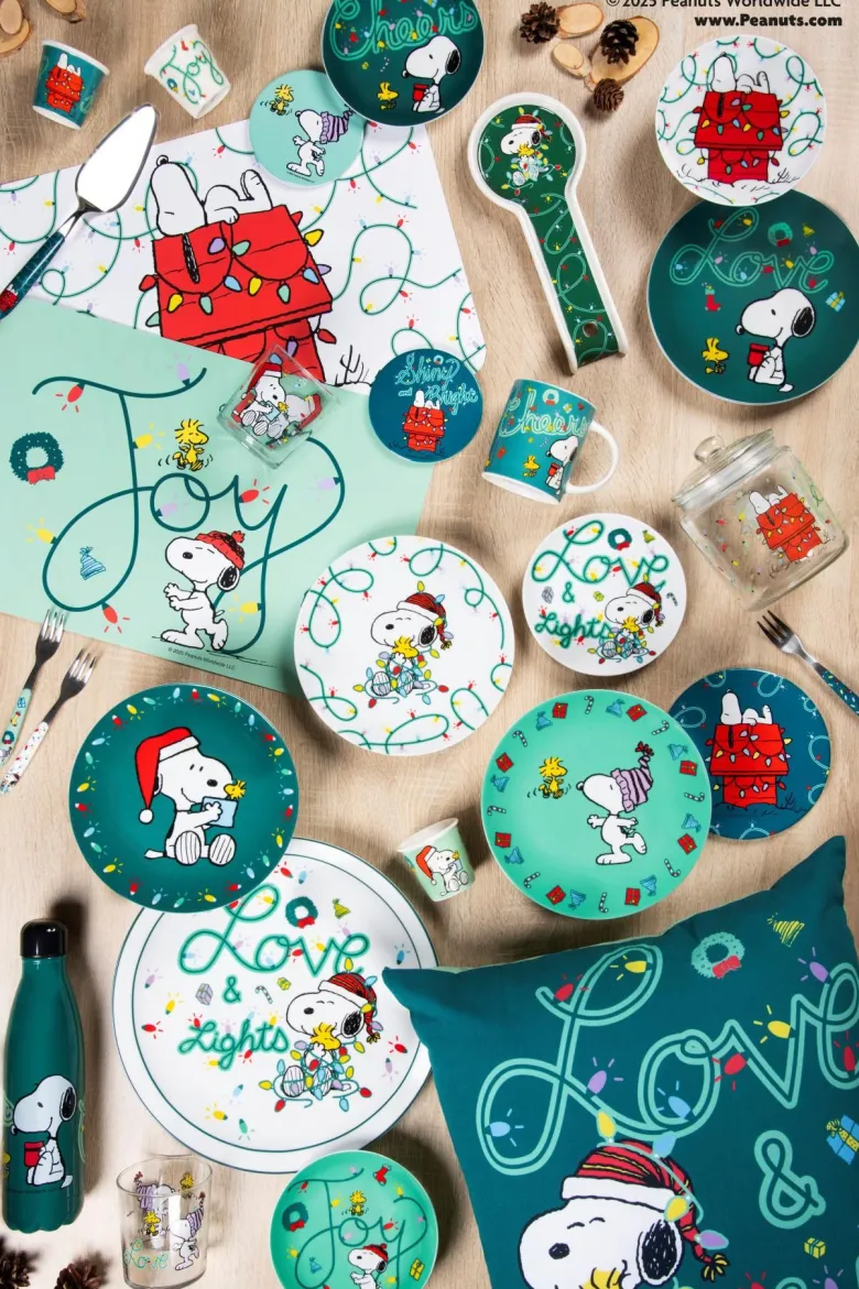 Bicchieri acqua, 6 pezzi, peanuts shiny & bright