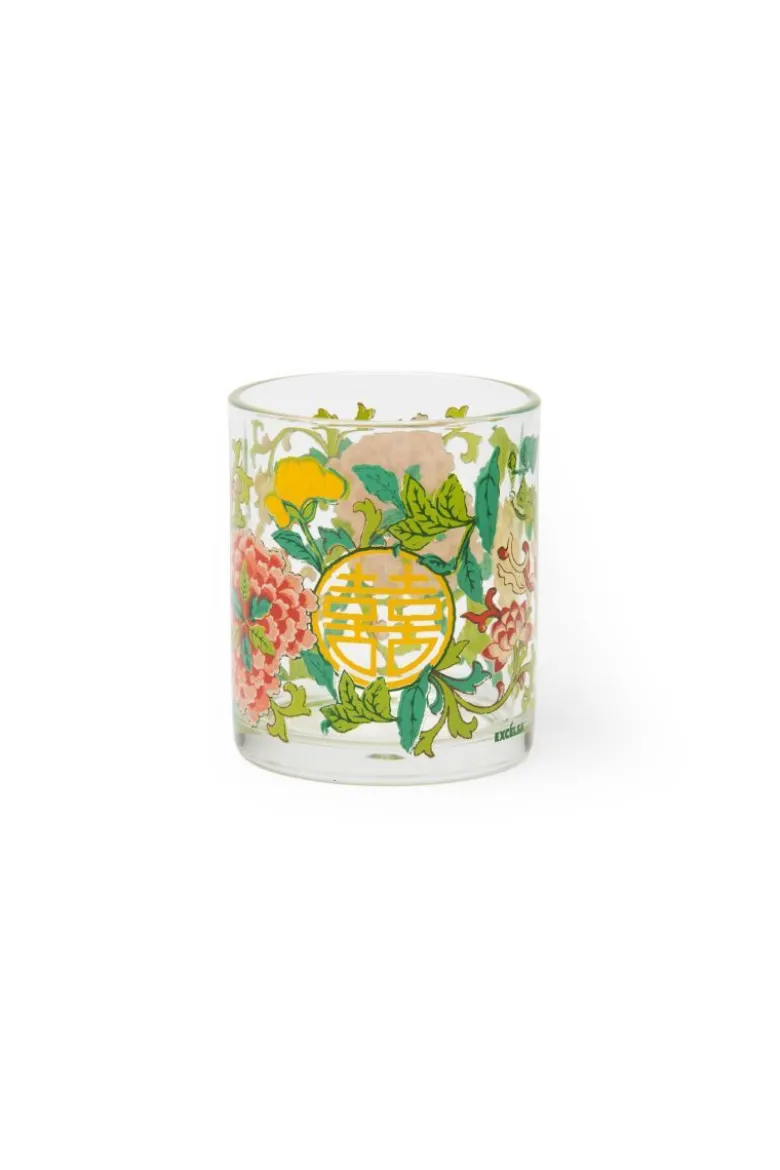 Bicchieri acqua, 3 pezzi, stile cinese