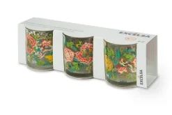 Bicchieri acqua, 3 pezzi, stile cinese