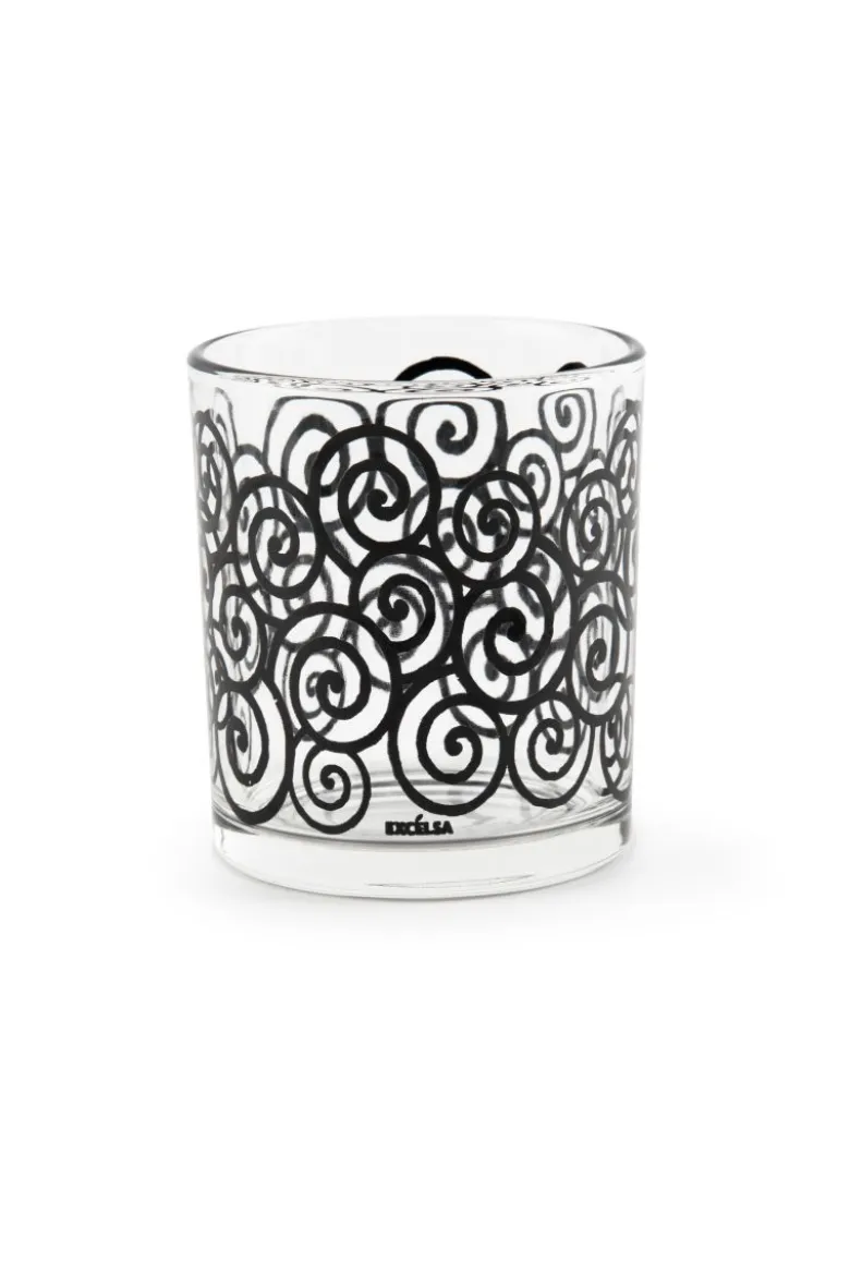 Bicchieri acqua, 6 pezzi, stile geometrico