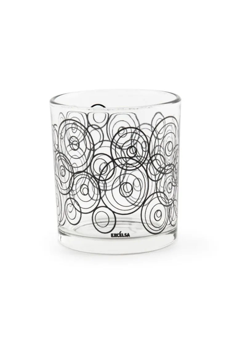 Bicchieri acqua, 6 pezzi, stile geometrico
