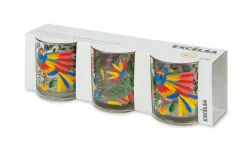 Bicchieri acqua, 3 pezzi, stile messicano