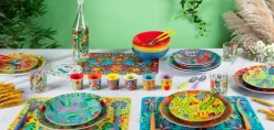 Bicchieri acqua, 3 pezzi, stile messicano