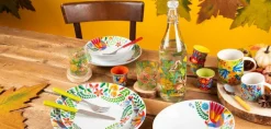 Bicchieri acqua, 3 pezzi, stile messicano