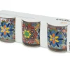 Bicchieri acqua, 3 pezzi, stile messicano