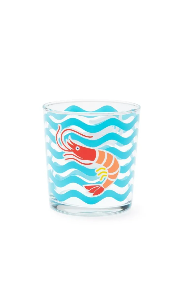 Bicchieri acqua, 6 pezzi, stile marinaro
