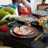Bicchieri acqua, 3 pezzi, stile orientale
