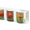 Bicchieri acqua, 3 pezzi, stile primaverile