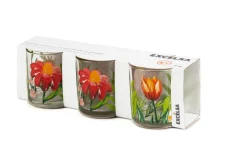 Bicchieri acqua, 3 pezzi, stile primaverile
