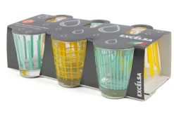Bicchieri acqua, 6 pezzi, stile primaverile