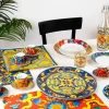Bicchieri acqua, 3 pezzi, stile siciliano