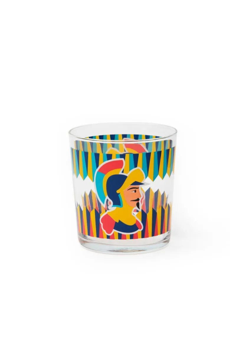 Bicchieri acqua, 6 pezzi, stile siciliano