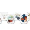 Bicchieri acqua, 6 pezzi, vetro, 350 ml, harry potter