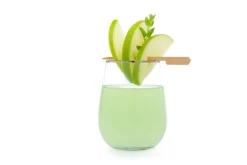 Bicchieri acqua, 6 pezzi, vetro trasparente, bordo argentato