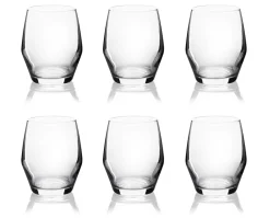 Bicchieri acqua, 6 pezzi, vetro trasparente