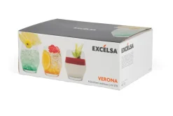 Bicchieri acqua, 6 pezzi, vetro trasparente